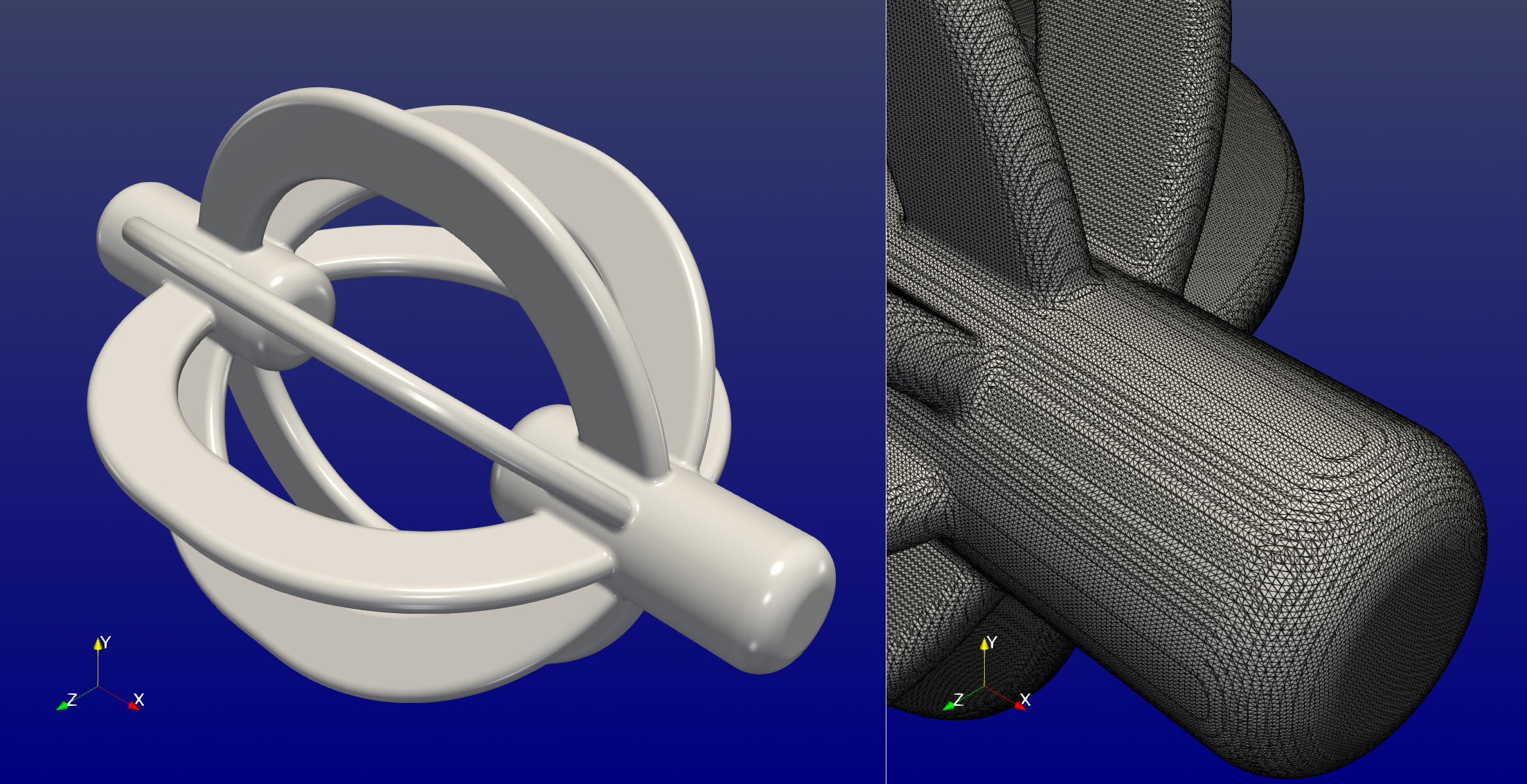 Marching cubes surface extraction